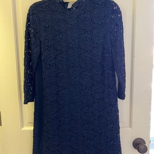 Zara 100% cotton lace dress